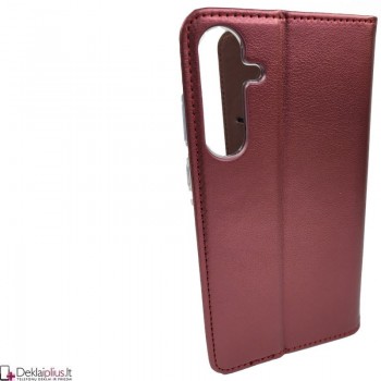 Telone dirbtinos odos dėklas - bordo (Samsung A55 5G)